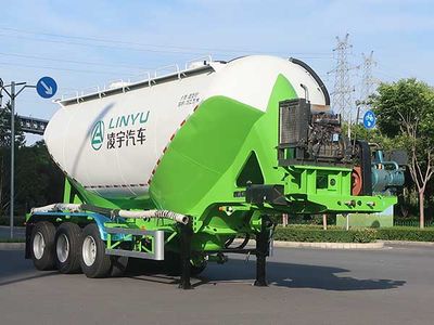 Lingyu  CLY9409GFLE Medium density powder material transportation semi-trailer