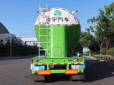 Lingyu  CLY9409GFLE Medium density powder material transportation semi-trailer