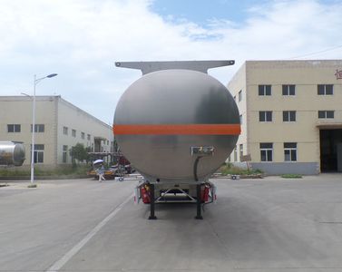 Hengxin Zhiyuan brand automobiles CHX9351GYY Aluminum alloy oil transport semi-trailer