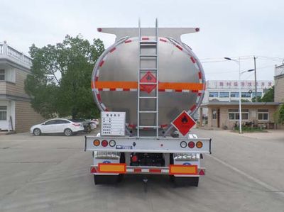 Hengxin Zhiyuan brand automobiles CHX9351GYY Aluminum alloy oil transport semi-trailer