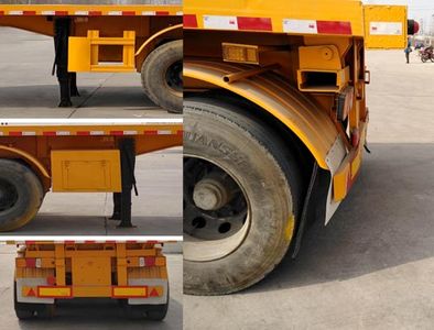 Linsheng Industrial Brand Automobile XCD9400ZZXP Flat dump semi-trailer