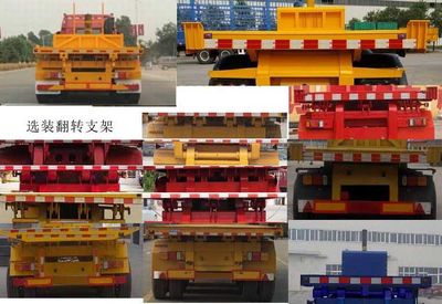 Linsheng Industrial Brand Automobile XCD9400ZZXP Flat dump semi-trailer