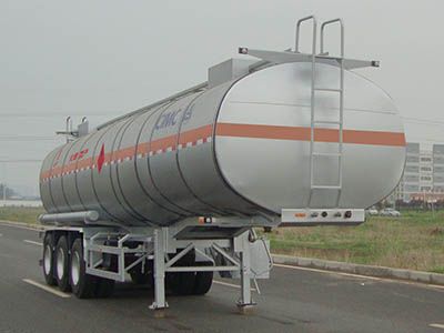 Lingyu  CLY9404GRYF Flammable liquid tank transport semi-trailer