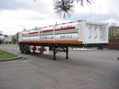 Jiancheng  JC9350GGQ High pressure gas transport semi-trailer