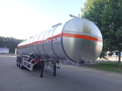 Minghang  ZPS9409GRYB Aluminum alloy flammable liquid tank transport semi-trailer