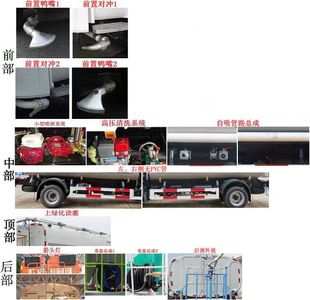 Zhongban Automobile ZBF5183GSSCAE6 Sprinkler truck