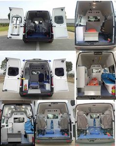 Jiangling Quanshun brand automobiles JX5036XJHZJA6 ambulance