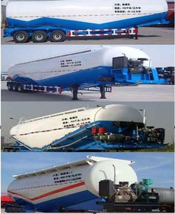 Yuchen  SCD9403GFL Low density powder material transportation semi-trailer