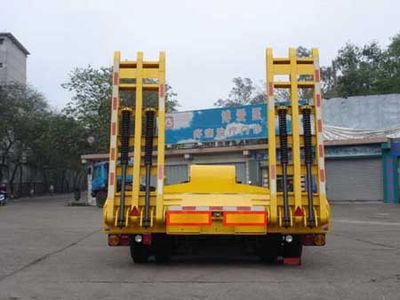 Chufei  CLQ9350TDP Low flatbed semi-trailer