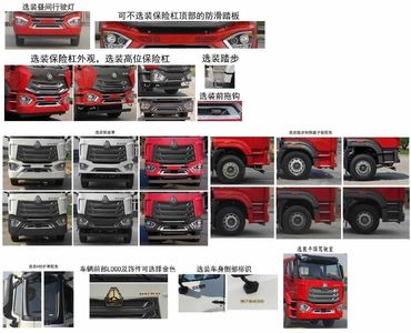 Guanxu Hengtong brand automobiles HDN5313ZSL Bulk feed transport vehicle