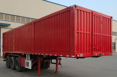 Hualu Yexing brand automobiles HYX9406ZLJ Garbage transfer semi-trailer