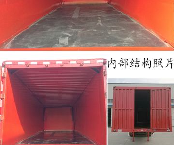 Hualu Yexing brand automobiles HYX9406ZLJ Garbage transfer semi-trailer