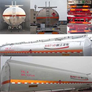 Ruijiang  WL9406GRYB Aluminum alloy flammable liquid tank transport semi-trailer