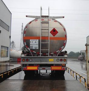 Ruijiang  WL9406GRYB Aluminum alloy flammable liquid tank transport semi-trailer