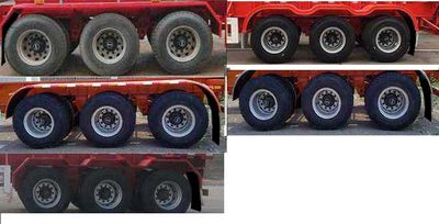 Xuanguang brand automobiles GJL9400ZZXP Flat dump semi-trailer