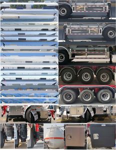 Zhengkang Hongtai brand automobiles HHT9409GRYF Flammable liquid tank transport semi-trailer