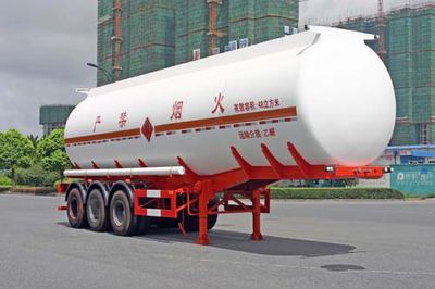 Hongzhou  HZZ9408GRY Flammable liquid tank transport semi-trailer