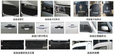 Jinbei  JKC5031CCYD6L0 Grate type transport vehicle