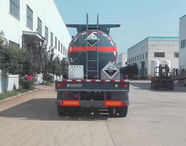 Wanqi Automobile CTD9400GFW Tank transport semi-trailer for corrosive substances