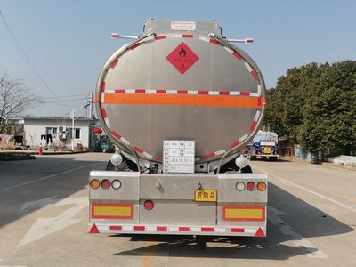 Yongqiang  YQ9401GRYCT2N Aluminum alloy flammable liquid tank transport semi-trailer