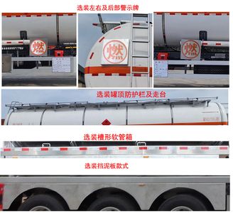 Yongqiang  YQ9400GRYCY1N Flammable liquid tank transport semi-trailer