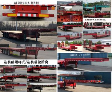 Liangshan Yuxiang  YXM9401TDP Low flatbed semi-trailer