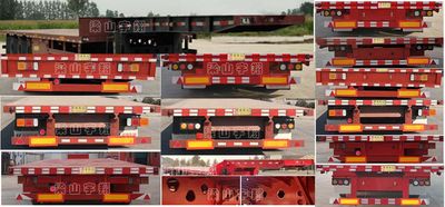 Liangshan Yuxiang  YXM9401TDP Low flatbed semi-trailer