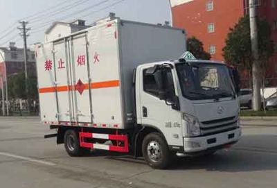 Huatong brand automobiles HCQ5080XRQSH6 Flammable gas box transport vehicle