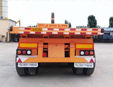 Juyunda brand automobile LZY9400ZZXP Flat dump semi-trailer