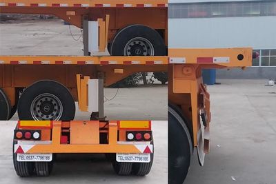 Juyunda brand automobile LZY9400ZZXP Flat dump semi-trailer