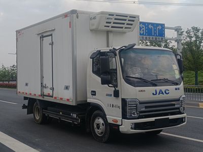 Jianghuai brand automobiles HFC5046XLCEV1 Pure electric refrigerated truck