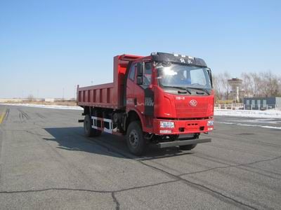 Jiefang Automobile CA3180P62K1L4AE5 Flat head diesel dump truck