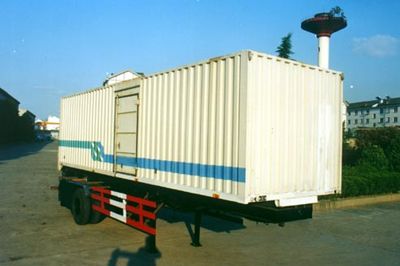 Huadong brand automobiles CSZ9140XXYD Box transport semi-trailer