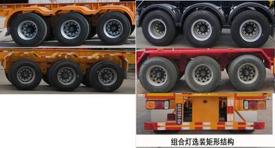 Luxi  LXP9400TJZE Container transport semi-trailer