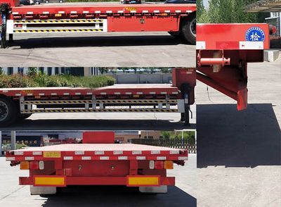 Shi Shi Da Pai Automobile RSD9400TDP Low flatbed semi-trailer