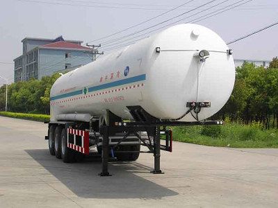 Han Zhong Shen Leng  ZHJ9407GDY Low temperature liquid transport semi-trailer