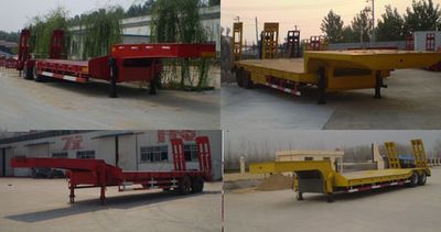 Qiqiang  JTD9352TDP Low flatbed semi-trailer