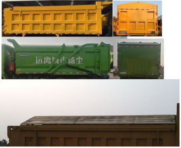 Jiefang Automobile CA3310P27K15L5T4NE5A80 Flat head natural gas dump truck