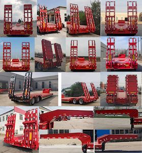 Yixiangtong  QAT9331TDP Low flatbed semi-trailer