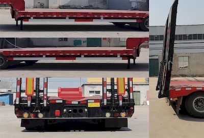 Yixiangtong  QAT9331TDP Low flatbed semi-trailer