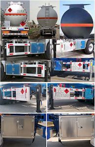 Mastercard SDW9406GRYB Flammable liquid tank transport semi-trailer