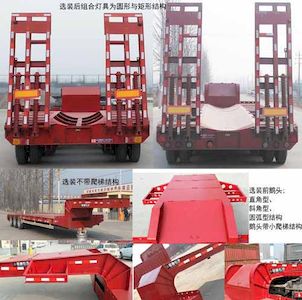 Chenlu  LJT9402TDP Low flatbed semi-trailer