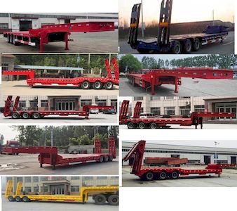 Chenlu  LJT9402TDP Low flatbed semi-trailer