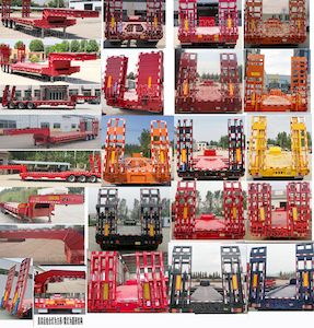 Chenlu  LJT9402TDP Low flatbed semi-trailer