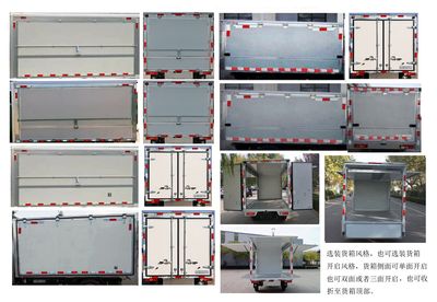 Shuntai brand automobiles BTQ5036XYKBJ2 Wing opening box car