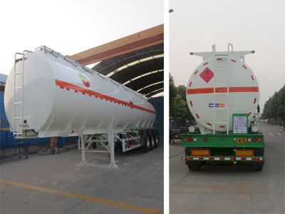 Lingyu  CLY9401GRY Flammable liquid tank transport semi-trailer