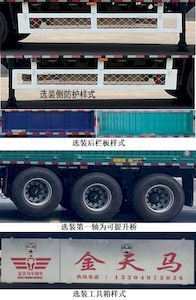 Juntong  JTM9400LB Fence semi-trailer