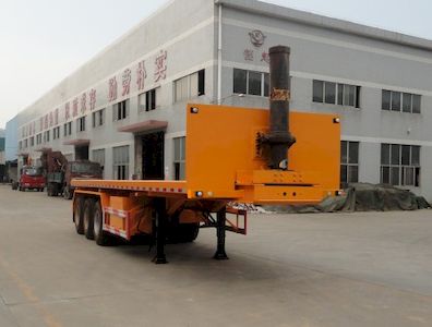 Shaoye SGQ9400ZZXPFlat dump semi-trailer