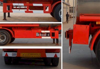 Zhongyun  YFZ9400GYS Liquid food transportation semi-trailer