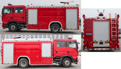 Zhongjie Automobile XZL5190GXFPM80Z6 Foam fire truck